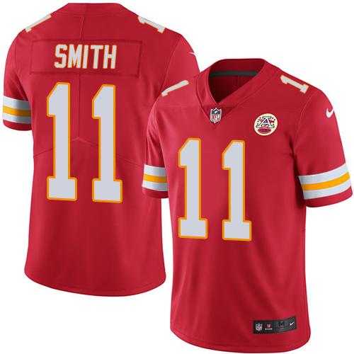 Nike Kansas City Chiefs #11 Alex Smith Red Team Color NFL Vapor Untouchable Limited Jersey,We sell and wholesale Nike Kansas City Chiefs #11 Alex Smith Red Team Color NFL Vapor Untouchable Limited Jersey on line form chian!